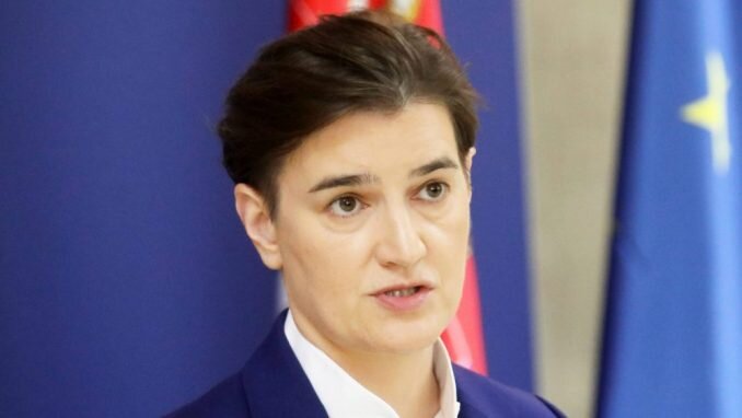 Ana Brnabić (Fotó: Beta)