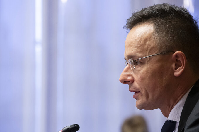 Szijjártó Péter bizottsági meghallgatása (Fotó: MTI/Szigetváry Zsolt)