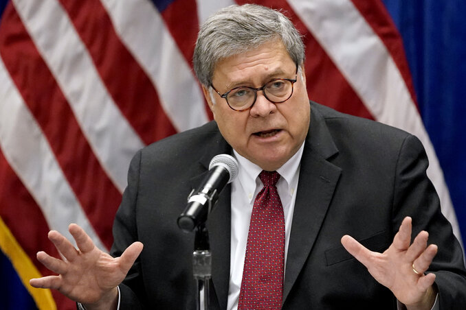 William Barr amerikai igazságügyi miniszter (Fotó: Beta/AP)