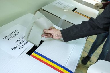 Parlamenti választások Romániában 2020-ban (Fotó: MTI)