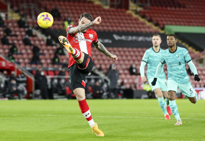 A Southampton a kezdés után szinte azonnal bevette a ’Pool kapuját (Fotó: Beta/AP)