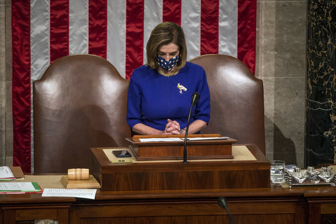 Nancy Pelosi, a képviselőház demokrata párti elnöke (Fotó: Beta/AP)