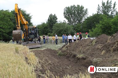 A szennyvízhálózat fővezeték építésének megkezdése