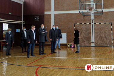 A felújított becskereki tornaterem (Kecskés István felvétele)