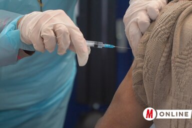 Tegnap a 75 év fölöttieket oltották Óbecsén (Fehér Rózsa felvétele)