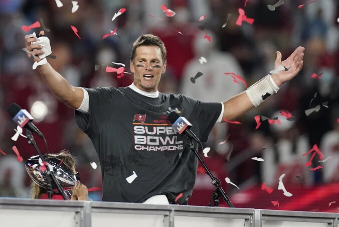 Az elnyűhetetlen Tom Brady első tampai szezonjában Super Bowl-győzelemig vezette a Buccaneerst (Fotó: Beta/AP)