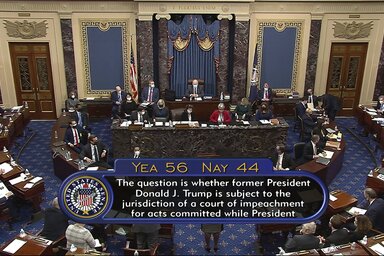  A Trump elleni második impeachment várhatóan egy hétig tart (Fotó: AP via Beta)