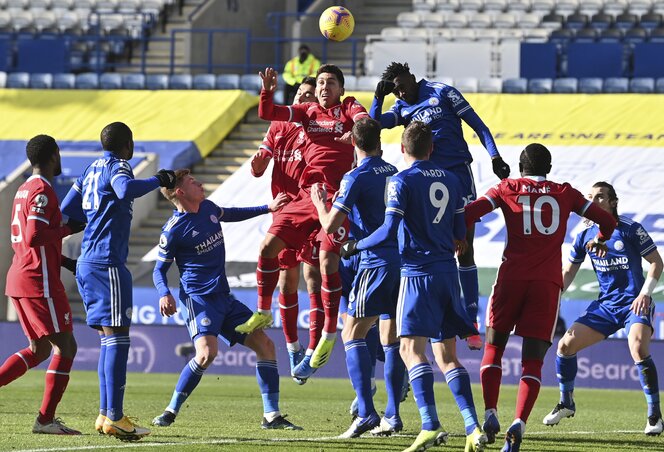 A Leicester is lökött egyet a zuhanó Liverpoolon (Fotó: Beta/AP) A Leicester is lökött egyet a zuhanó Liverpoolon (Fotó: Beta/AP)