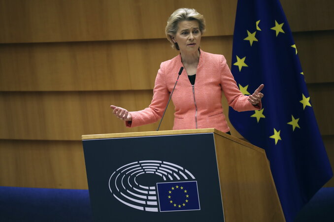 Ursula von der Leyen (Fotó: Beta/AP) Ursula von der Leyen (Fotó: Beta/AP)
