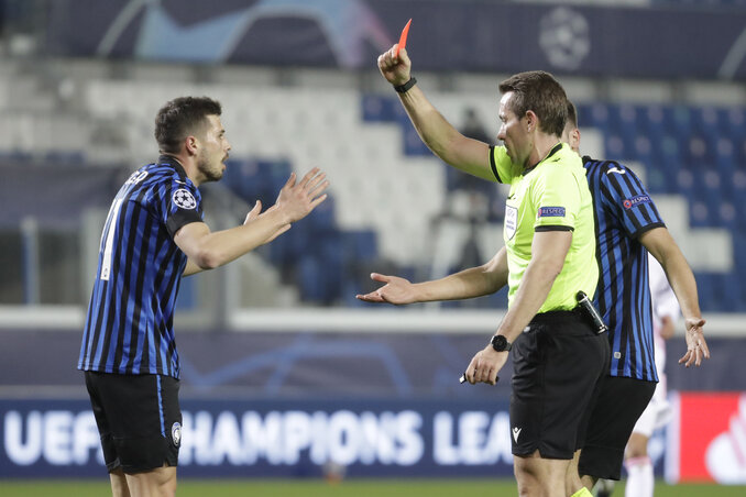 Az Atalanta–Real Madrid meccset eldöntő pillanat (Fotó: Beta/AP) Az Atalanta–Real Madrid meccset eldöntő pillanat (Fotó: Beta/AP)