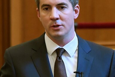 Budapest, 2020. m�rcius 2.
Kocsis M�t�, a Fidesz frakci�vezet�je felsz�lal az Orsz�ggy�l�s plen�ris �l�s�n 2020. m�rcius 2-�n.
MTI/Kov�cs Tam�s