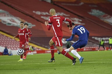 Mount gólja három pontot ért a Liverpool ellen (Fotó: Beta/AP)