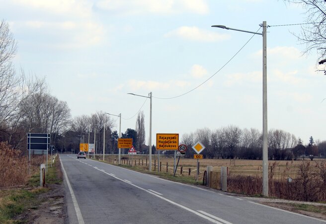 Hajdújárás és Királyhalom között másfél kilométernyi kerékpárút épül