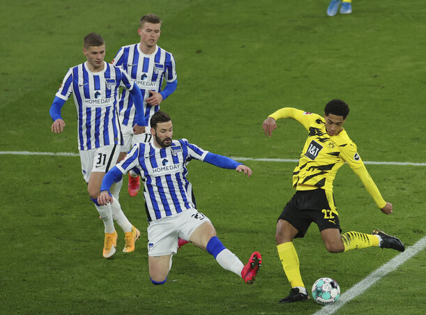 A Borussia (D) érvényesítette a papírformát a Hertha ellen (Fotó: Beta/AP) A Borussia (D) érvényesítette a papírformát a Hertha ellen (Fotó: Beta/AP)