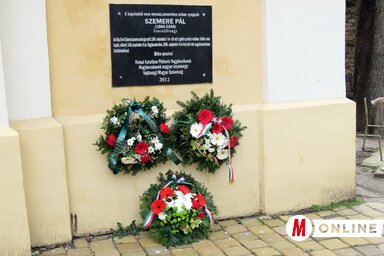 Szemera Pál emléktáblája (Kecskés István felvétele)