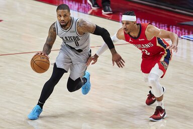 Lillard sokadszor bizonyította, hogy a liga egyik legjobb csapatvezére a szorult helyzetekben (Fotó: Beta/AP)