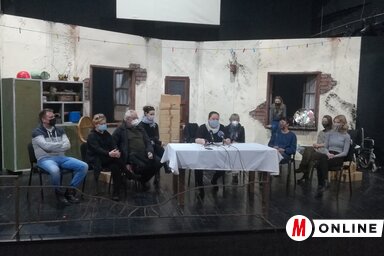 A Sógornők című előadás sajtótájékoztatója a Jadran színpadon (Fotó: Lukács Melinda)