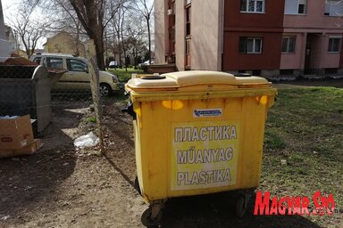 Kevés a szelektív gyűjtő a városban