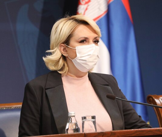 Darija Kisić Tepavčević (Fotó: Beta) Darija Kisić Tepavčević (Fotó: Beta)