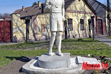 A szobrot 2019-ben állították fel (Fotó: Gergely Árpád)