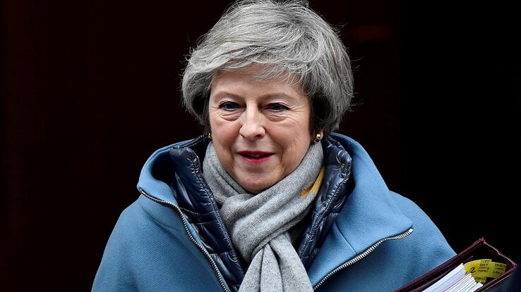 Theresa May brit miniszterelnök (Fotó: Beta/AP)