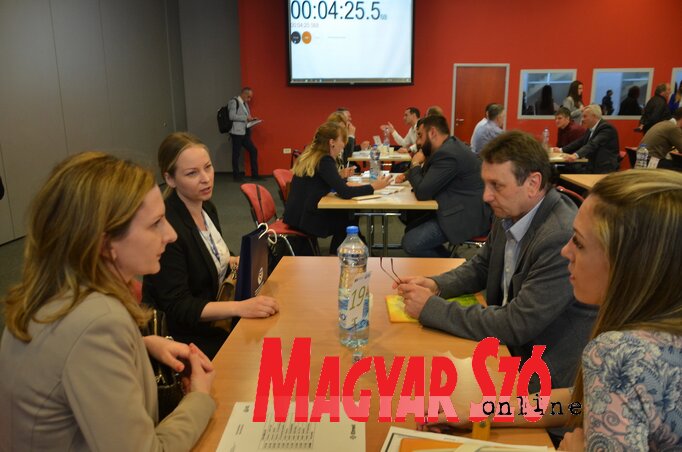 A vállalatok képviselői az idén 630 tárgyalást bonyolítottak le  (Fotó: Dávid Csilla)
