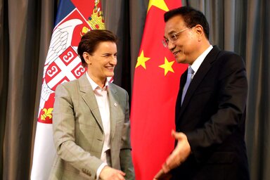 Ana Brnabić Li Ko-csianggal tárgyalt, ma pedig a hazánkban tevékenykedő kínai vállalatok számos képviselőjével találkozik (Fotó: Beta)