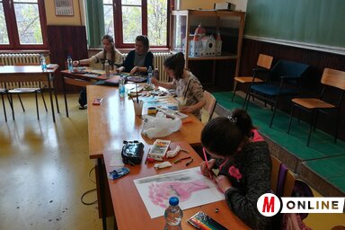 Így készültek a szebbnél szebb munkák a VATT versenyén (Fotó: Lukács Melinda)