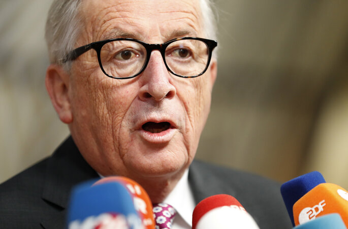 Jean-Claude Juncker: Ezen a rendkívül szomorú napon nincs semmi ok az ünneplésre (Fotó:AP/Beta)