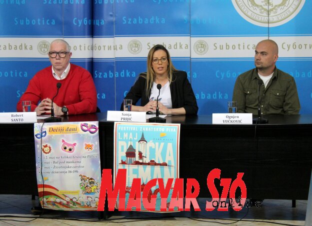 Szántó Róbert, Sanja Prijić és Ognjen Vučković (Fotó: Benedek Miklós) Szántó Róbert, Sanja Prijić és Ognjen Vučković (Fotó: Benedek Miklós)