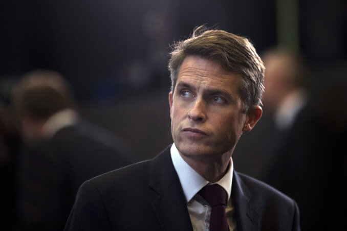 Gavin Williamson védelmi miniszter (Fotó: Beta/AP)