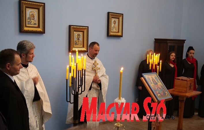 Svetomir Miličić a szertartás közben (Fotó: Moranet-Tv) Svetomir Miličić a szertartás közben (Fotó: Moranet-Tv)