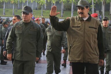 Nicolás Maduro venezuelai elnök (Fotó: Beta/AP)
