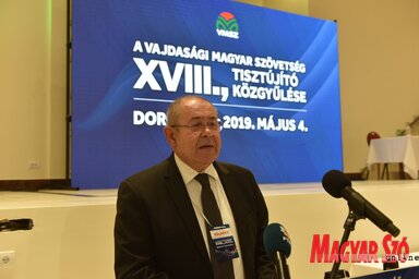 Pásztor István sajtótájékoztatója (Ótos András felvétele)