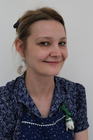 Lévay Szófia nemezelő (Szabó Nóra felvétele)