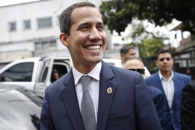Juan Guaidó (Fotó: Beta/AP)