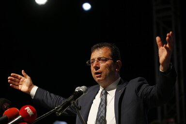 Ekrem Imamoglu isztambuli főpolgármester (Fotó: Beta/AP)