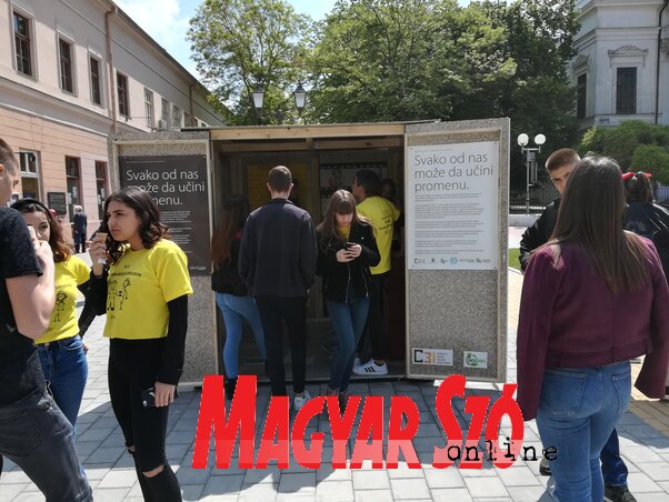 Óbecsén a diszkrimináció kérdése foglalkoztatta a fiatalokat(Fehér Rózsa felvétele)