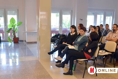 Ötven diák érkezett szombaton délelőtt Újvidékre, hogy részt vegyenek az MNT által szervezett felvételi felkészítő táborban(Ótos András felvétele)