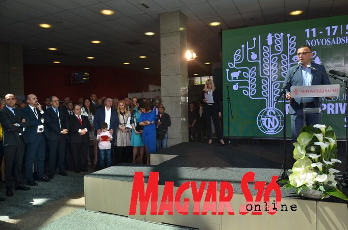 Branislav Nedimović: Ezer kilométeres körzetben a szerbiai mezőgazdasági termelésé a vezető szerep (Dávid Csilla felvétele)