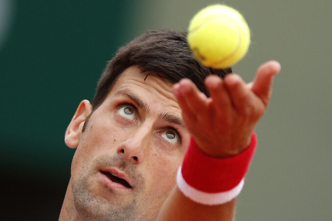 Novak Đoković hozta a kötelezőt (forrás: Beta/AP) Novak Đoković hozta a kötelezőt (forrás: Beta/AP)