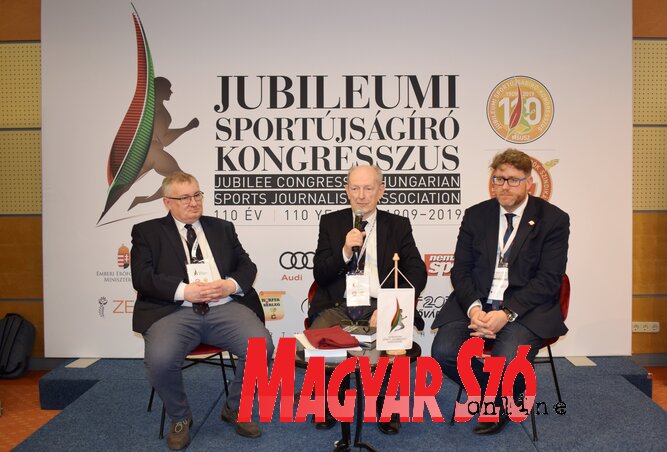 Dénes Tamás, Novotny Zoltán és Szöllősi György (Máriás Endre felvétele)