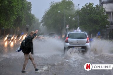 Égszakadás Újvidéken (Fotó: Dávid Csilla)