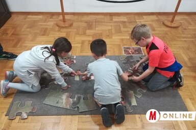 A gyerekek játszhattak is a múzeumban (Fotó: Lukács Melinda)