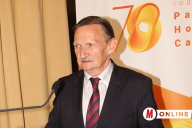 Klemm József, a Vajdasági Rádió és Televízió vezérigazgató-helyettese a sajtótájékoztatón (Bozsoki Valéria felvétele)