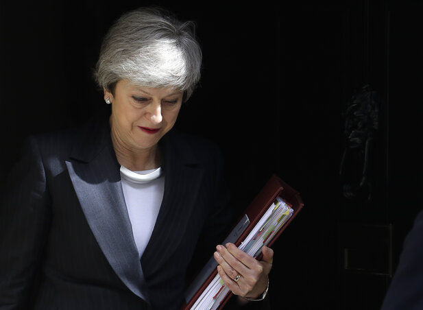 Theresa May brit miniszterelnök (Fotó: Beta/AP)