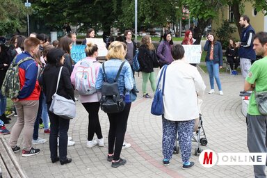 Sihelnik József a klímaváltozás veszélyeiről beszél (Lakatos János felvétele)