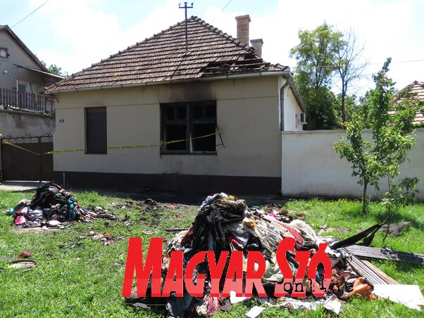 A moholi ház, ahol a családi tragédia történt (Csincsik Zsolt felvétele)