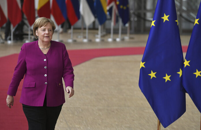 Angela Merkel német kancellár (Fotó: Beta/AP)