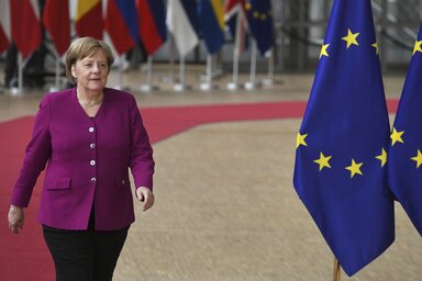 Angela Merkel német kancellár (Fotó: Beta/AP)